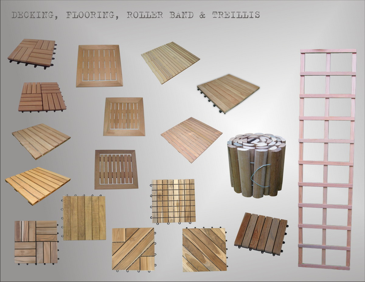Flooring, Decking, Roller Band, and Treillis